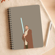 Kenobi Blue Lightsaber Notebook 3