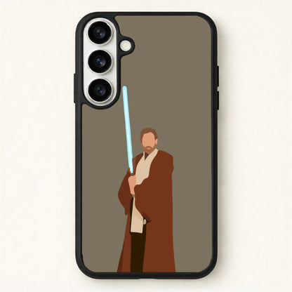 Kenobi Blue Lightsaber Phone Case for Galaxy S26