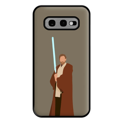 Kenobi Blue Lightsaber Phone Case for Galaxy S10e