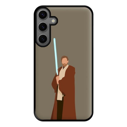 Kenobi Blue Lightsaber Phone Case for Galaxy S23FE