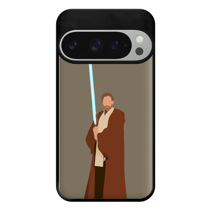 Kenobi Blue Lightsaber Phone Case for Google Pixel 9 Pro XL