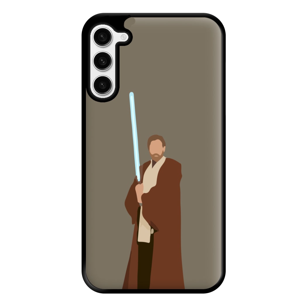 Kenobi Blue Lightsaber Phone Case for Galaxy S23 Plus