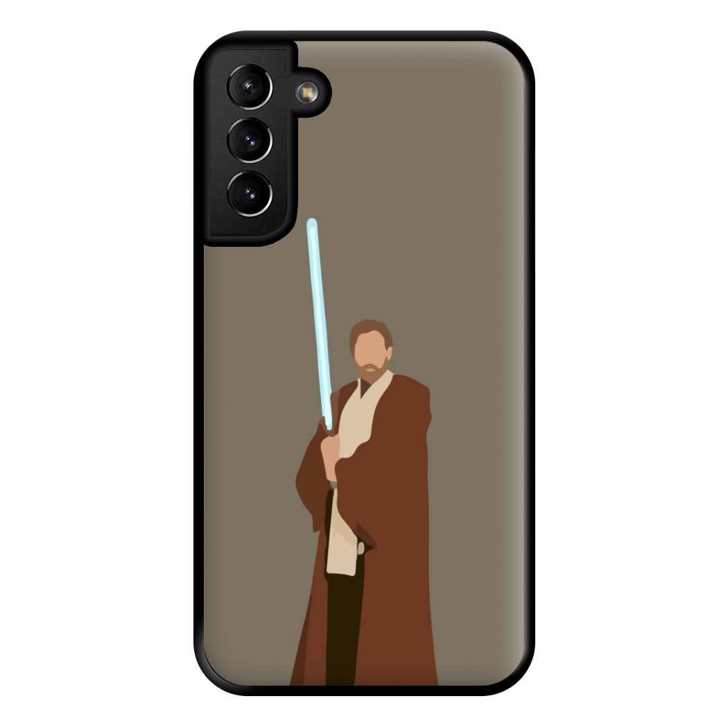 Kenobi Blue Lightsaber Phone Case for Galaxy S21 Plus