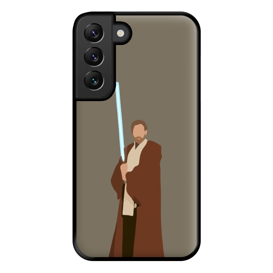 Kenobi Blue Lightsaber Phone Case for Galaxy S22 Plus