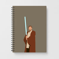 Kenobi Blue Lightsaber Notebook