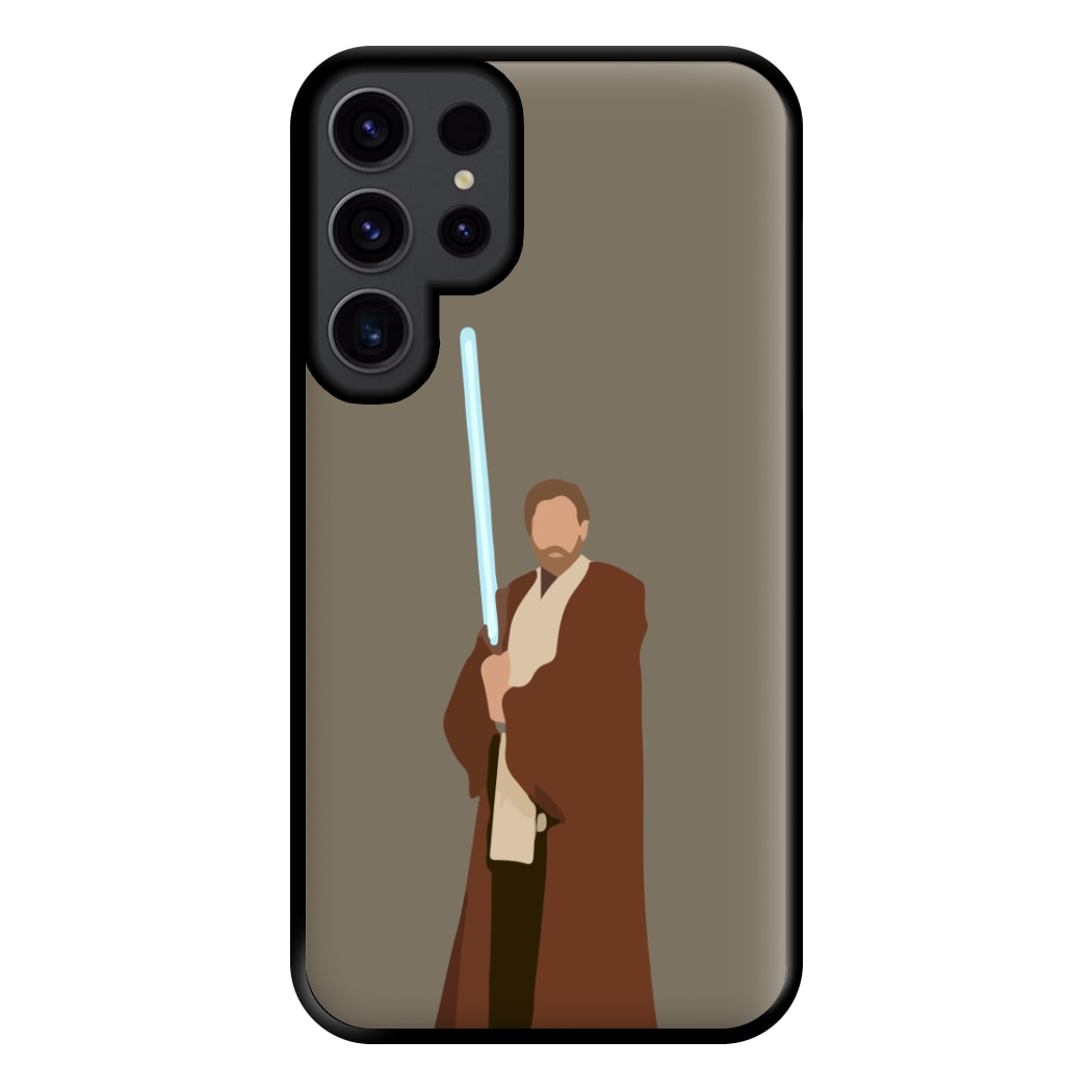 Kenobi Blue Lightsaber Phone Case for Galaxy S23 Ultra