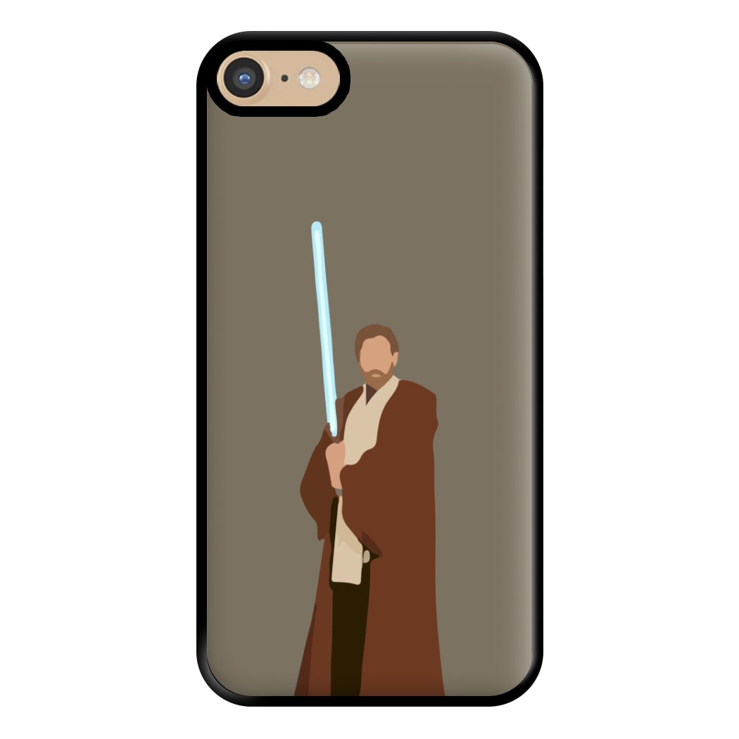 Kenobi Blue Lightsaber Phone Case for iPhone 6 / 7 / 8 / SE