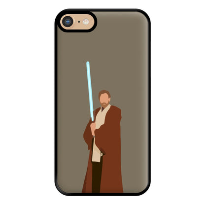 Kenobi Blue Lightsaber Phone Case for iPhone 6 / 7 / 8 / SE