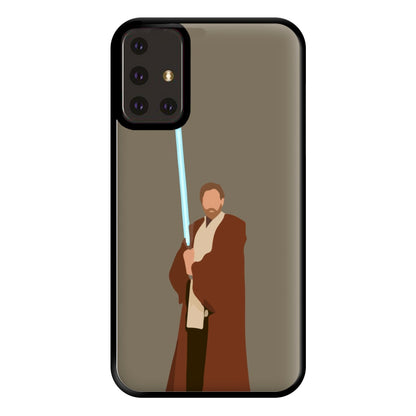 Kenobi Blue Lightsaber Phone Case for Galaxy A71