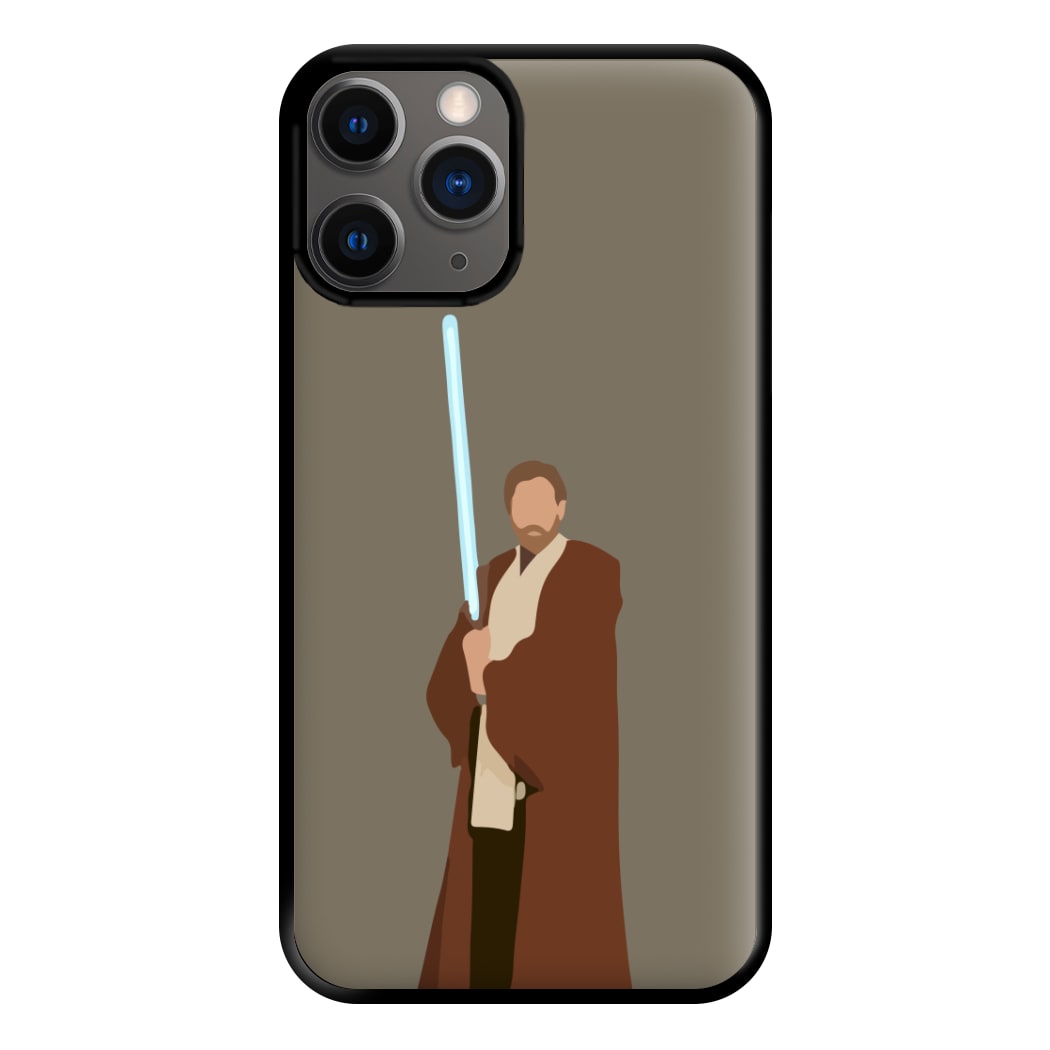 Kenobi Blue Lightsaber Phone Case for iPhone 12 Pro Max