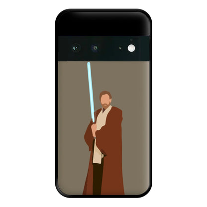 Kenobi Blue Lightsaber Phone Case for Google Pixel 6a