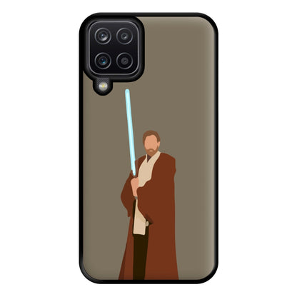 Kenobi Blue Lightsaber Phone Case for Galaxy A12