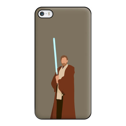 Kenobi Blue Lightsaber Phone Case for iPhone 5 / 5s / SE 2016