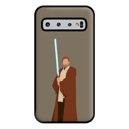 Kenobi Blue Lightsaber Phone Case for Galaxy S10 Plus