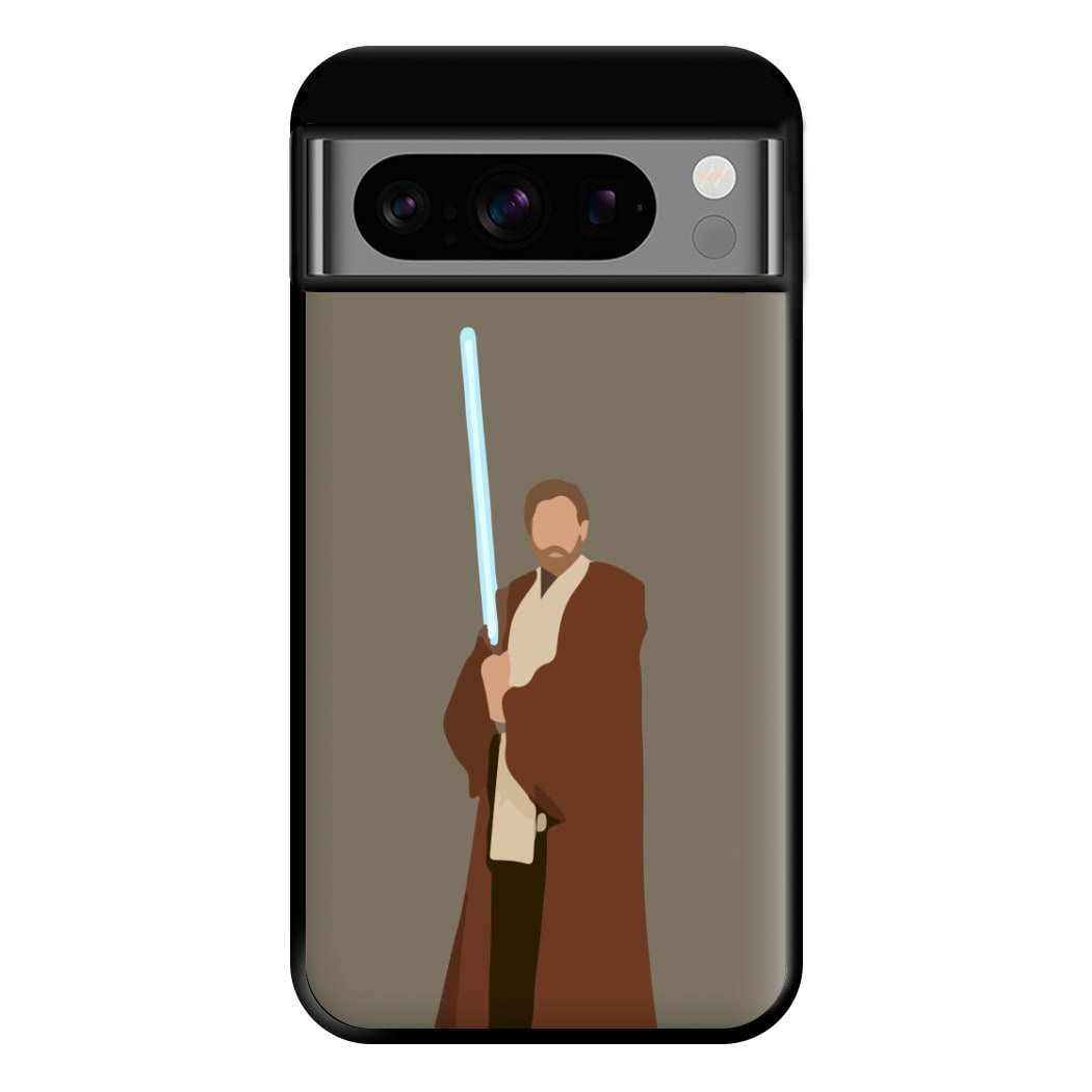 Kenobi Blue Lightsaber Phone Case for Google Pixel 8 Pro