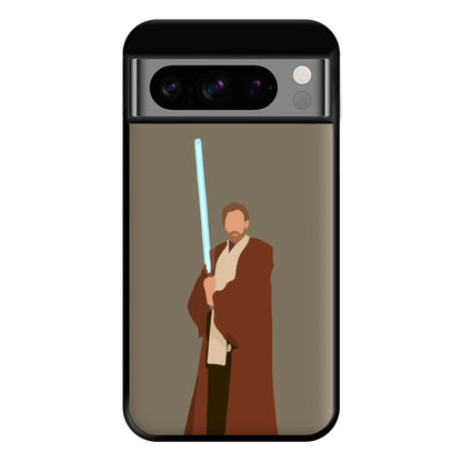 Kenobi Blue Lightsaber Phone Case for Google Pixel 8 Pro