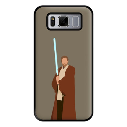 Kenobi Blue Lightsaber Phone Case for Galaxy S8 Plus