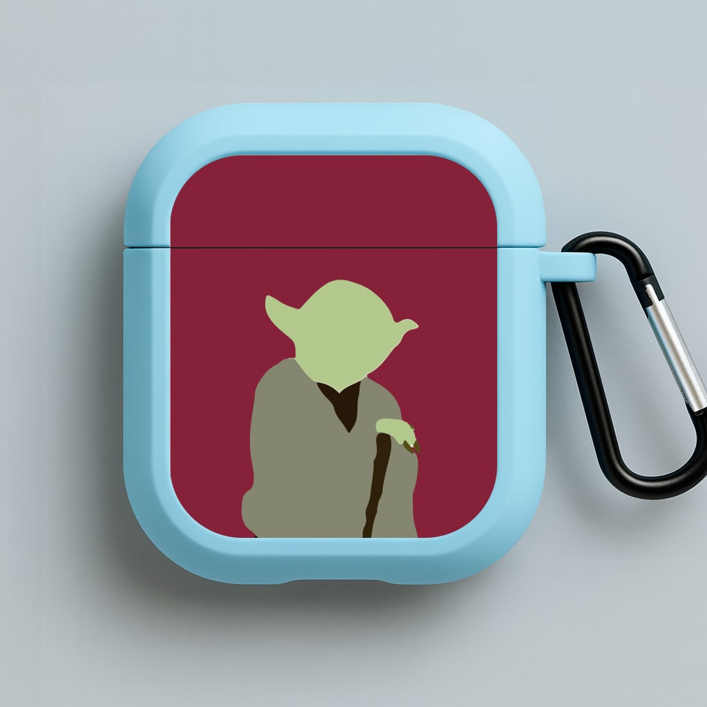 Yoda Faceless Blue AirPods Case