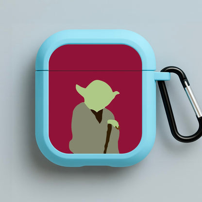 Yoda Faceless Blue AirPods Case