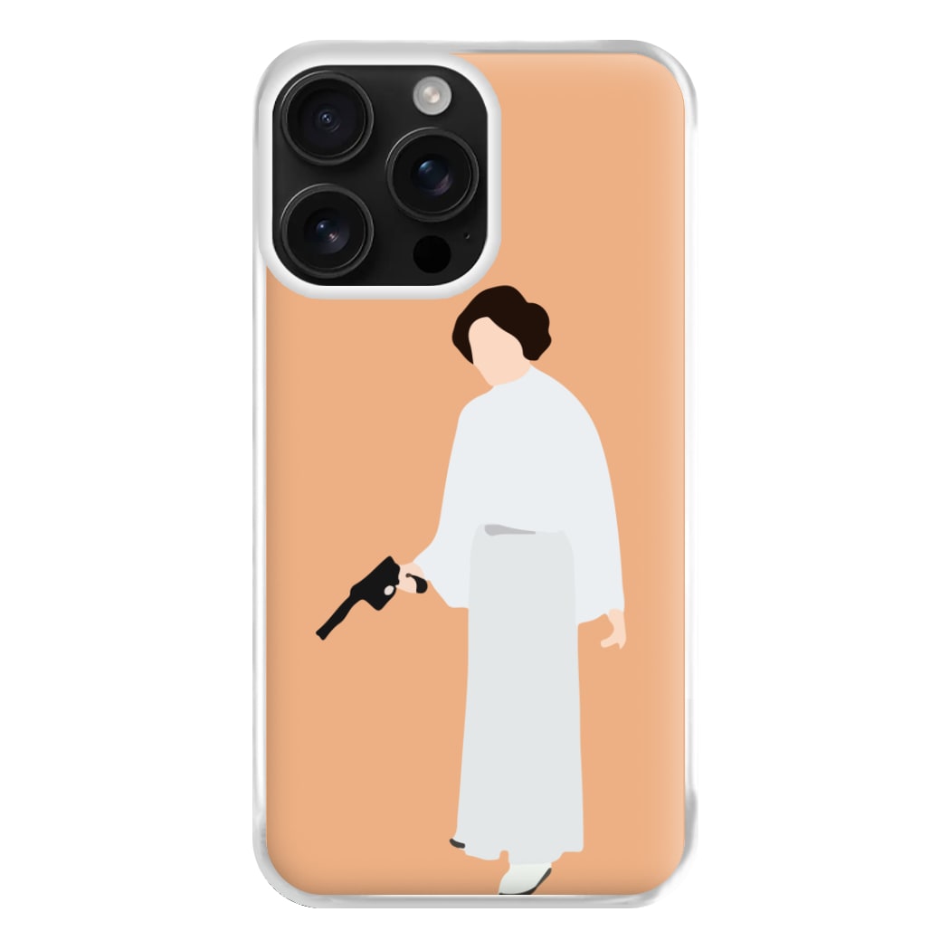 Leia Faceless With Gun Phone Case