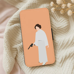 Leia Faceless With Gun Wallet Phone Case