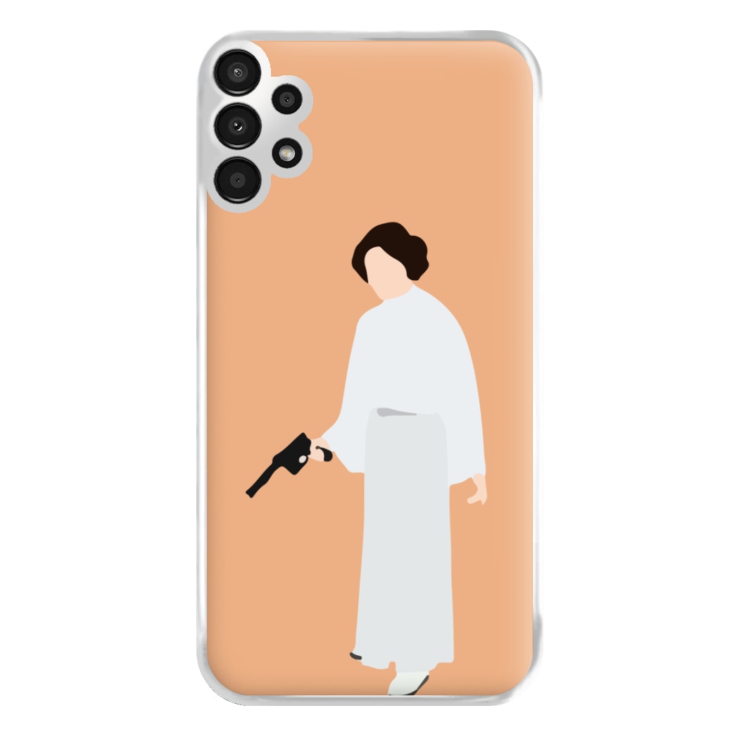 Leia Faceless With Gun Phone Case for Galaxy A13