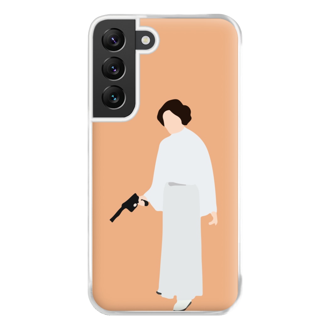 Leia Faceless With Gun Phone Case for Galaxy S22 Plus