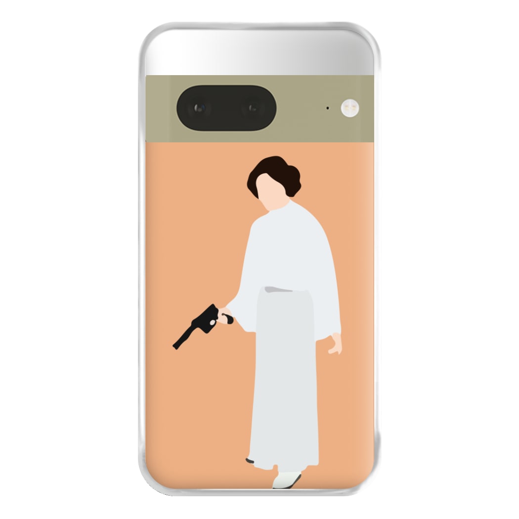 Leia Faceless With Gun Phone Case for Google Pixel 7a