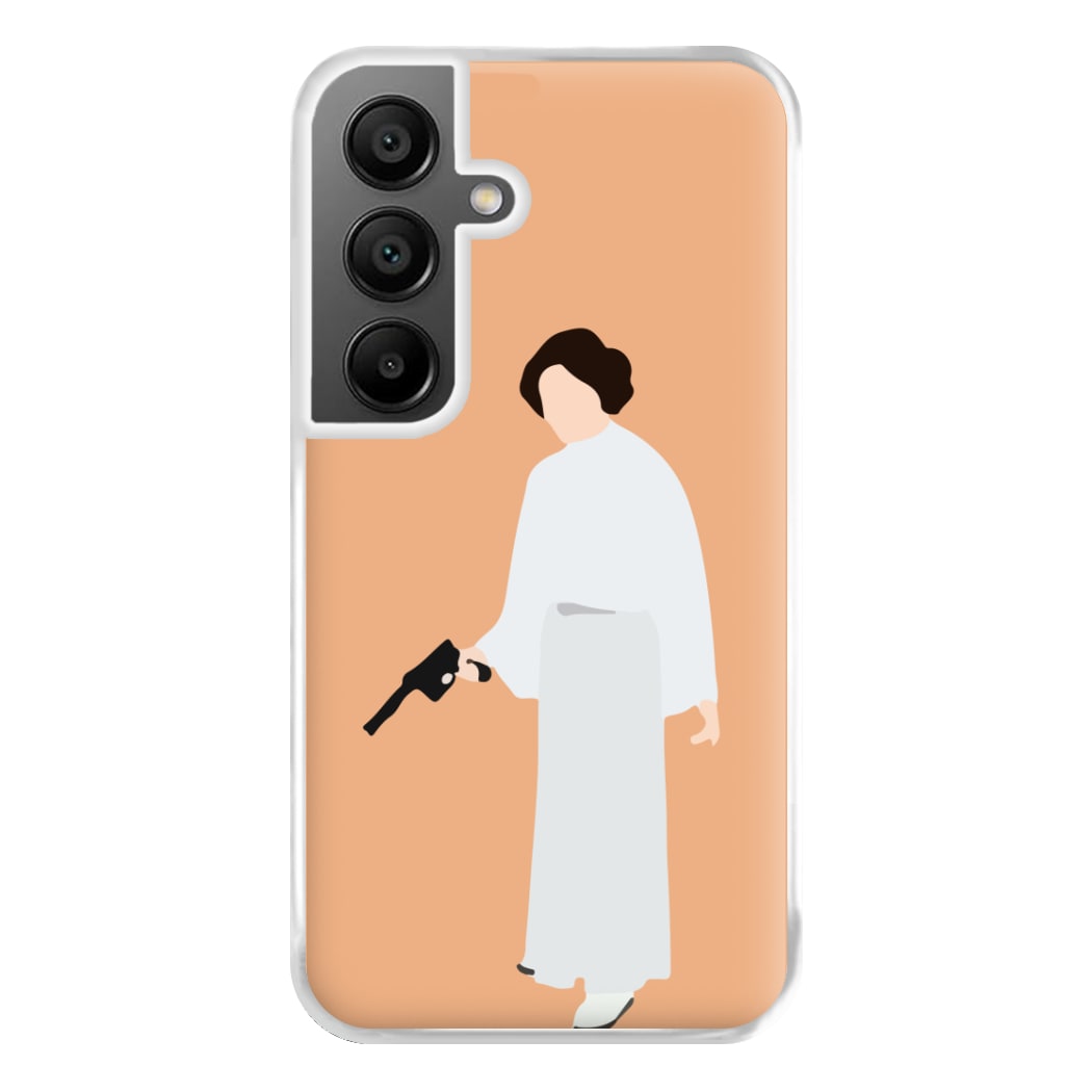 Leia Faceless With Gun Phone Case for Galaxy A55