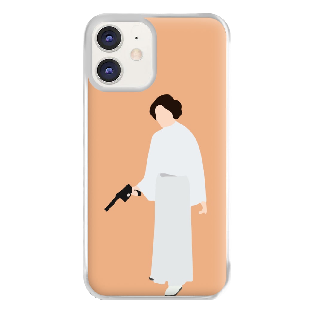 Leia Faceless With Gun Phone Case for iPhone 12 / 12 Pro