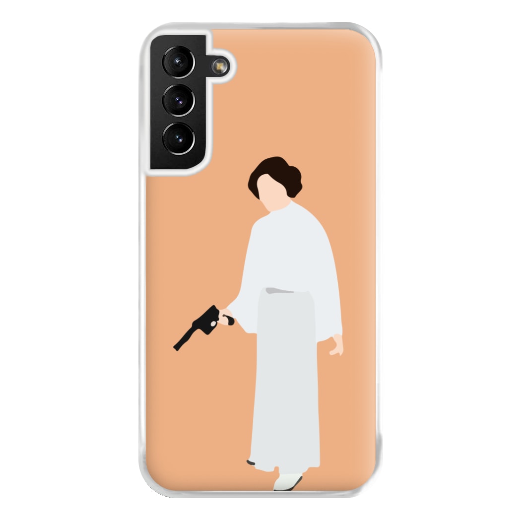 Leia Faceless With Gun Phone Case for Galaxy S21 Plus