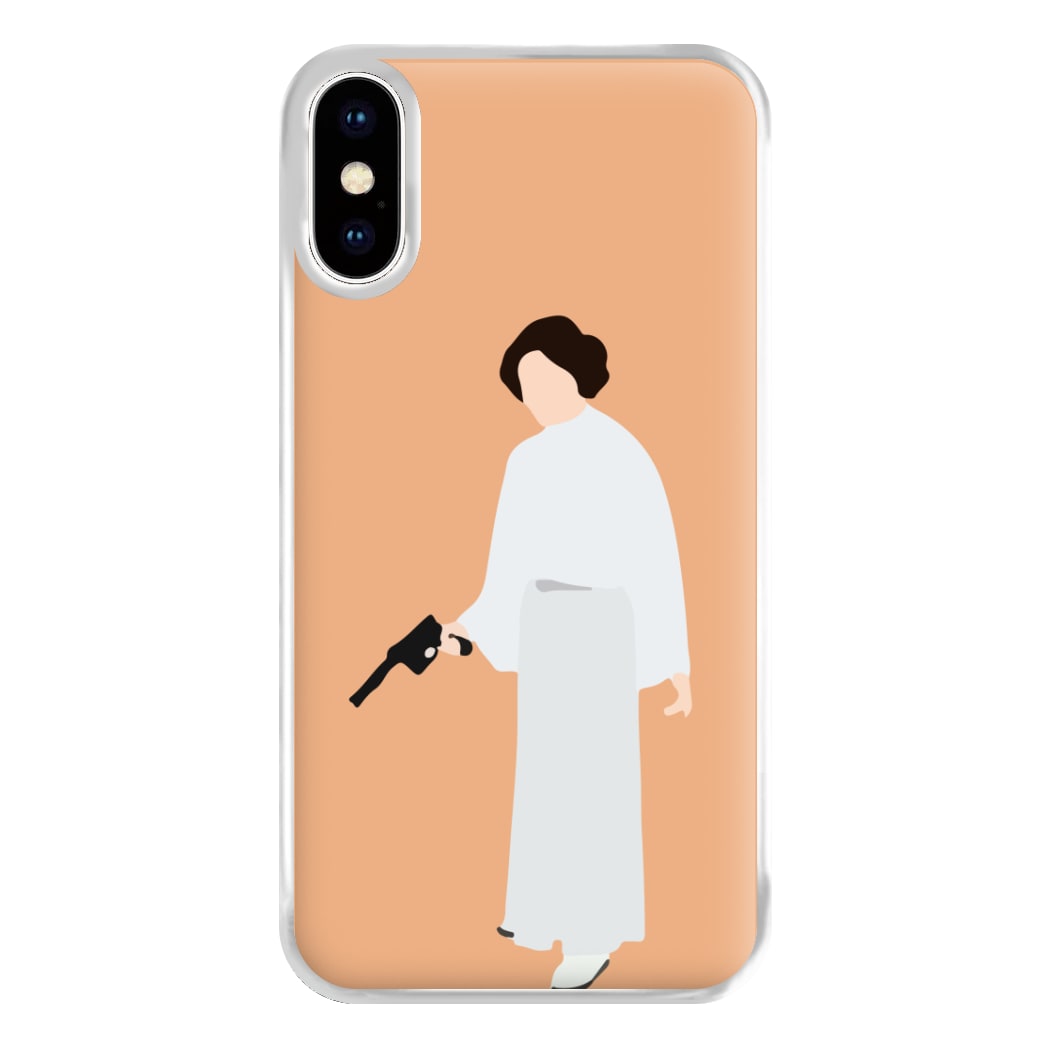 Leia Faceless With Gun Phone Case for iPhone XS Max