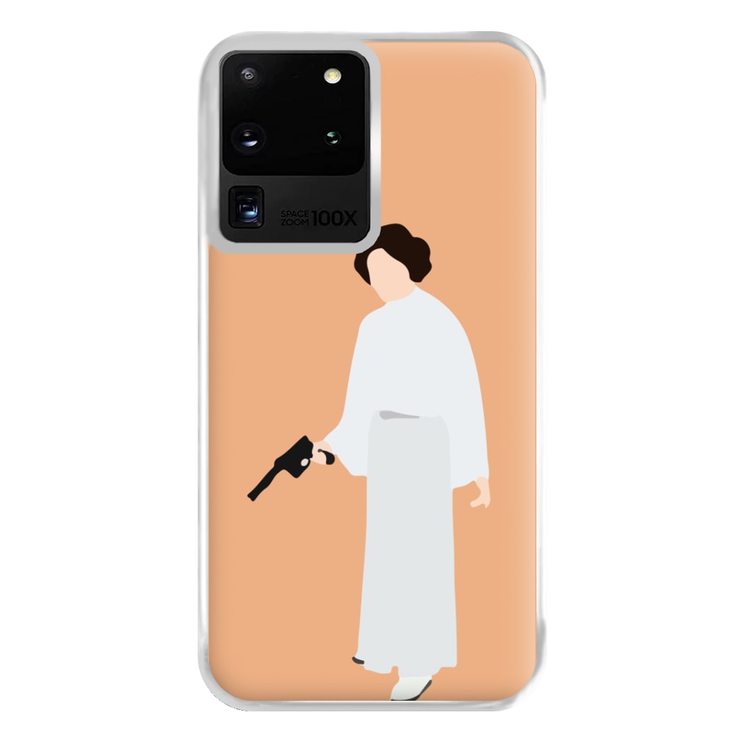 Leia Faceless With Gun Phone Case for Galaxy S20 Ultra