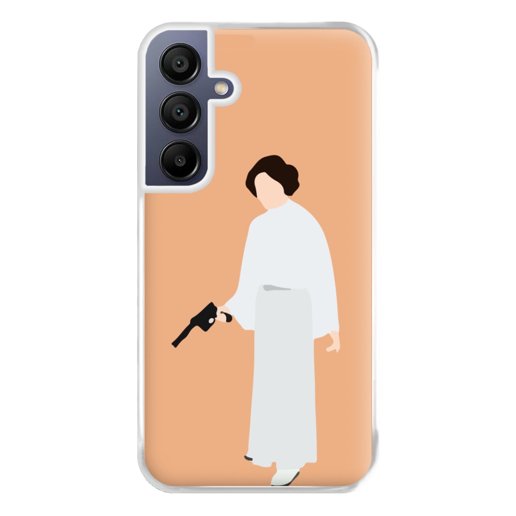 Leia Faceless With Gun Phone Case for Galaxy A16