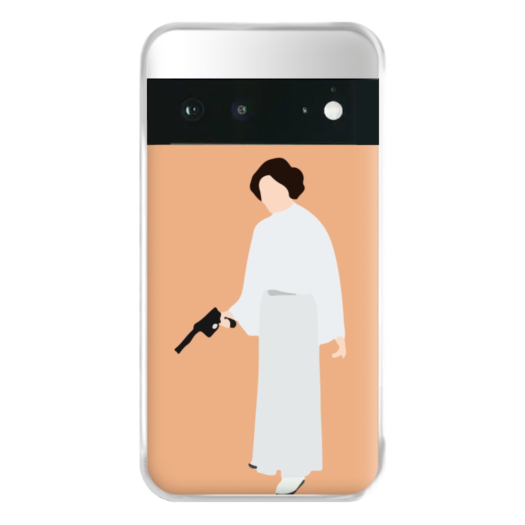 Leia Faceless With Gun Phone Case for Google Pixel 6a