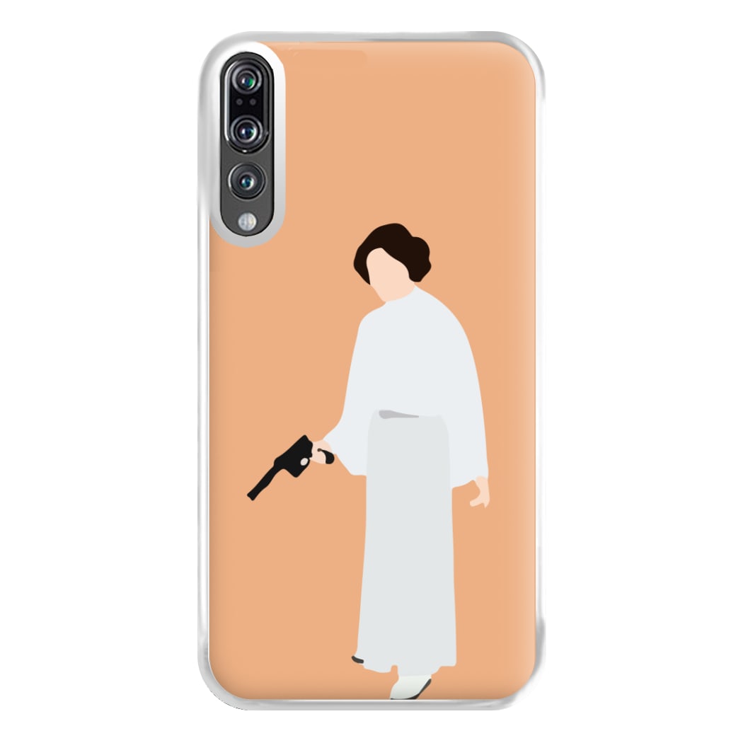 Leia Faceless With Gun Phone Case for Huawei P20 Pro