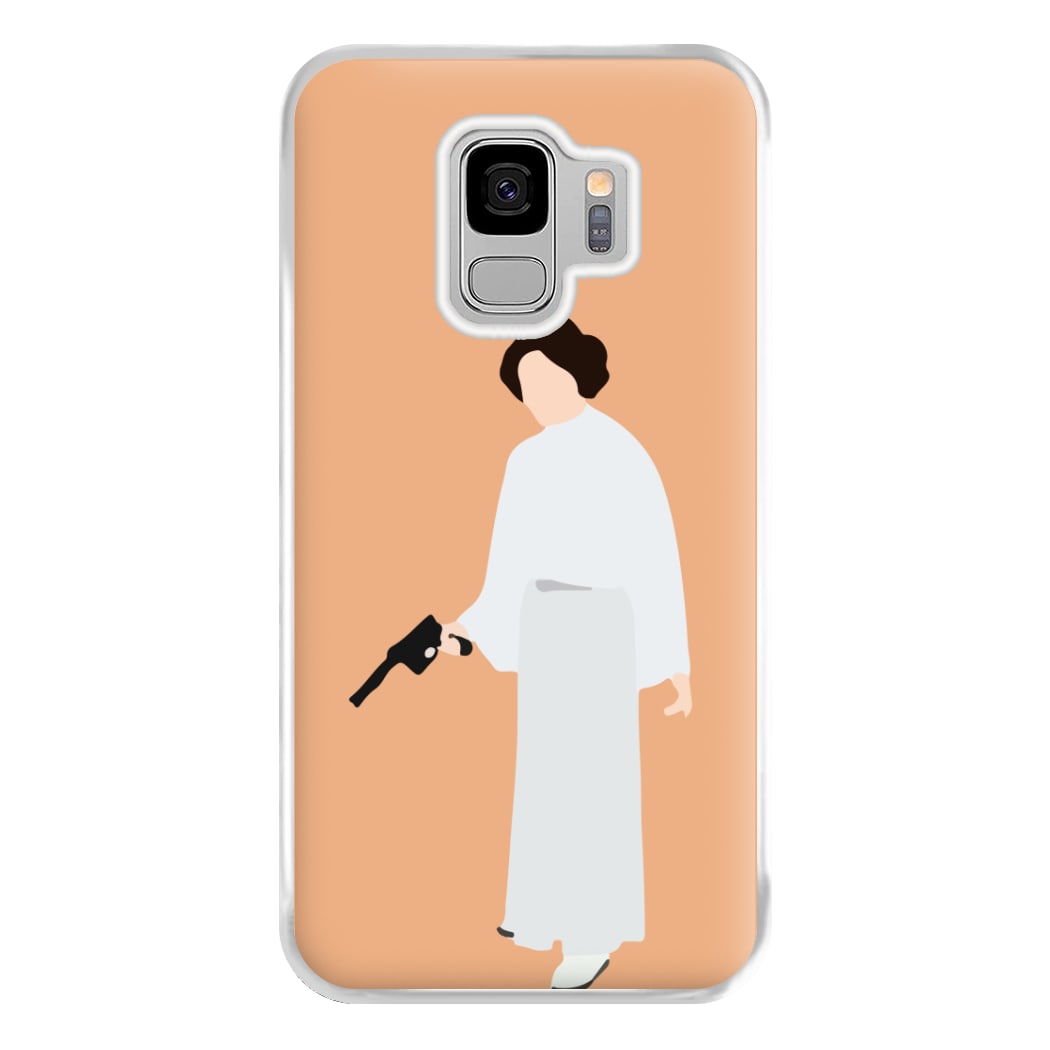 Leia Faceless With Gun Phone Case for Galaxy S9 Plus