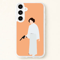 Leia Faceless With Gun Phone Case for Galaxy S26