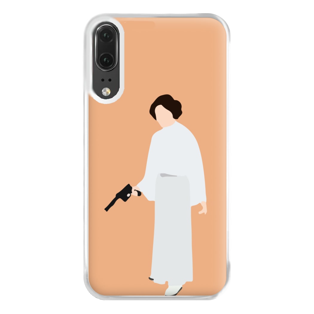 Leia Faceless With Gun Phone Case for Huawei P20