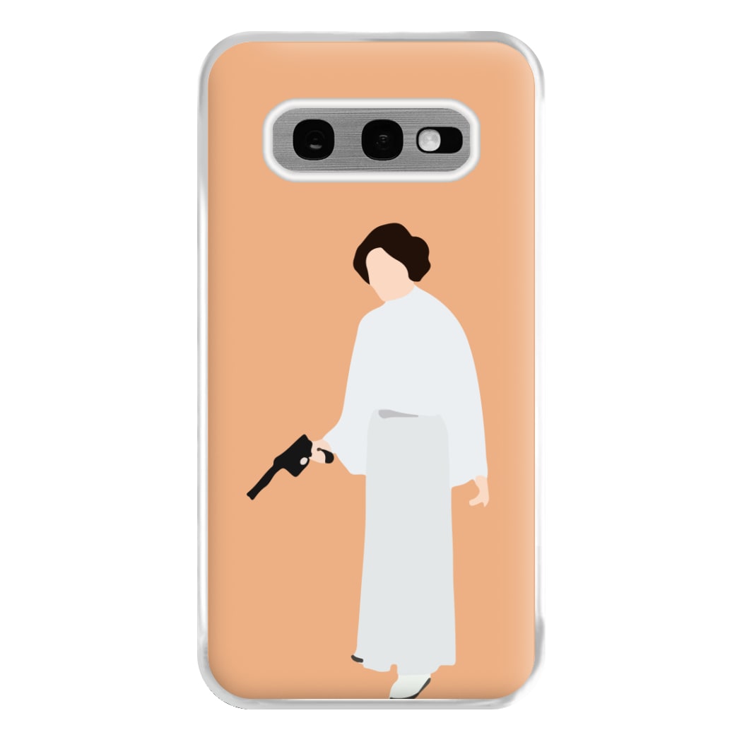 Leia Faceless With Gun Phone Case for Galaxy S10e