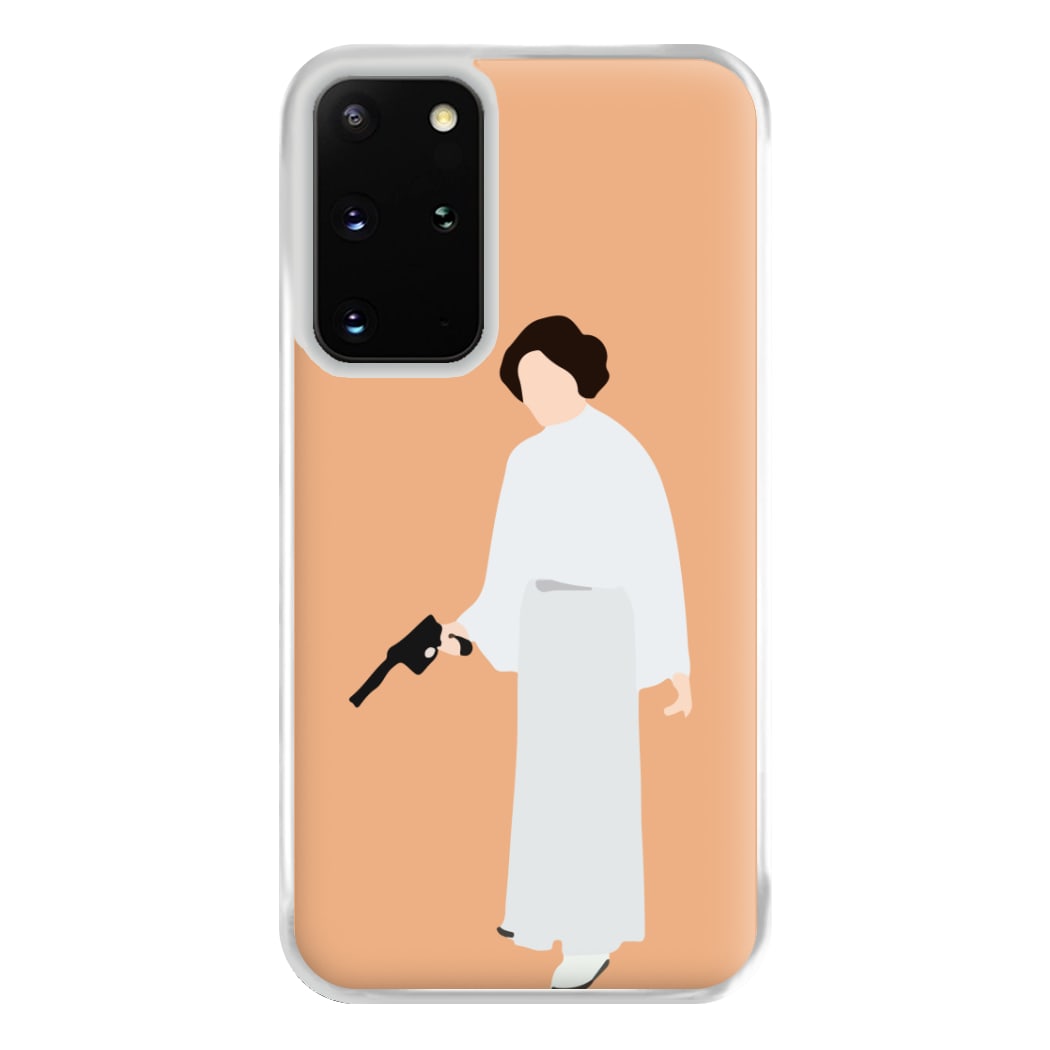 Leia Faceless With Gun Phone Case for Galaxy S20 Plus