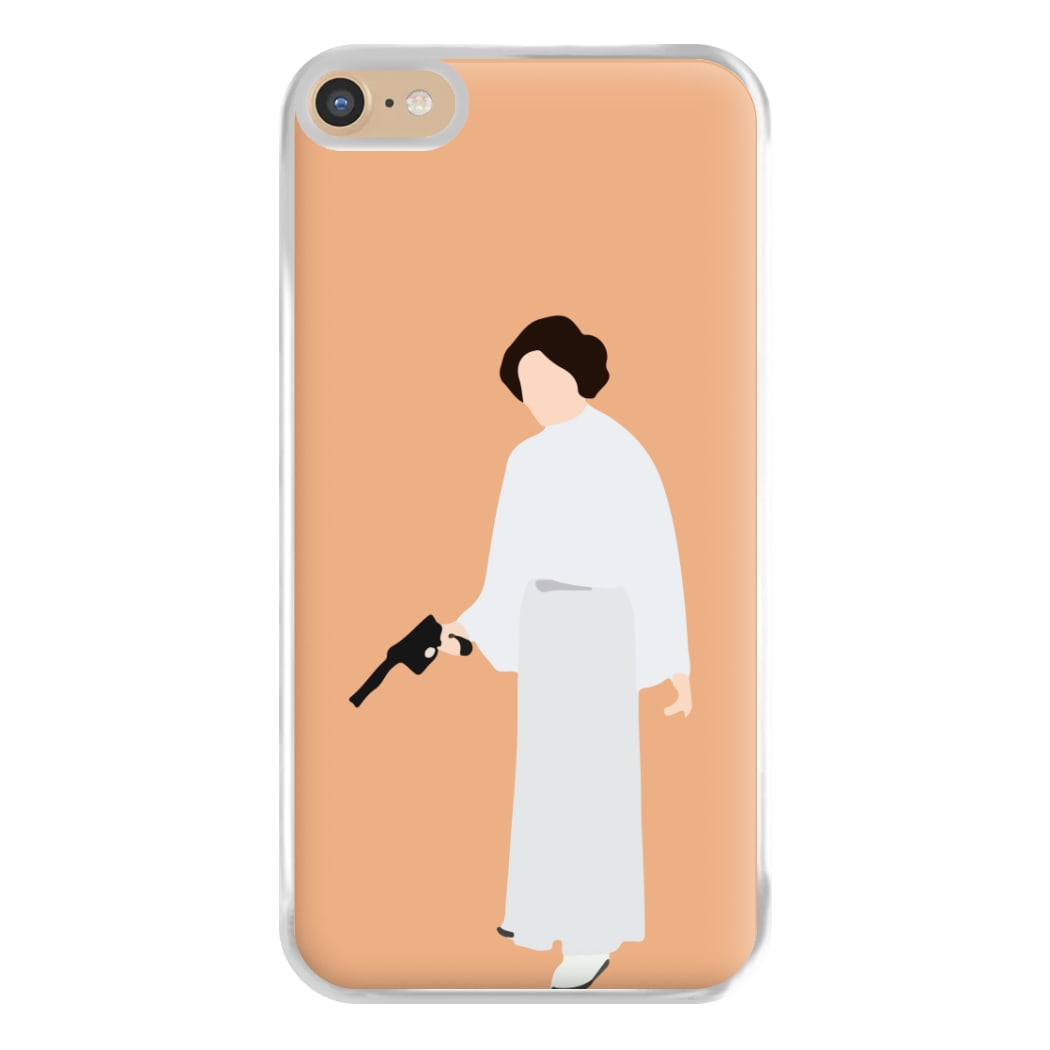 Leia Faceless With Gun Phone Case for iPhone 6 Plus / 7 Plus / 8 Plus