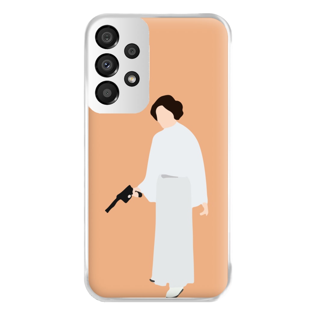 Leia Faceless With Gun Phone Case for Galaxy A33