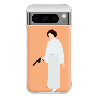 Leia Faceless With Gun Phone Case for Google Pixel 8 Pro