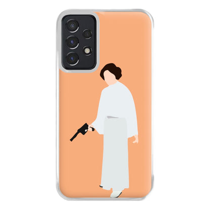 Leia Faceless With Gun Phone Case for Galaxy A52 / A52s