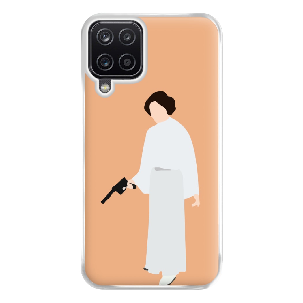 Leia Faceless With Gun Phone Case for Galaxy A12