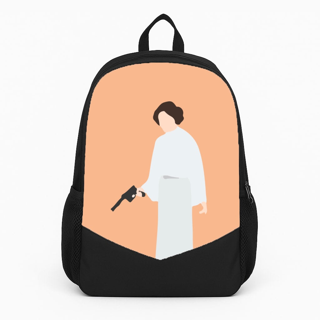 Leia Faceless With Gun Large Backpack