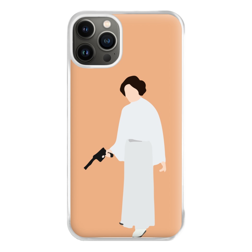 Leia Faceless With Gun Phone Case for iPhone 13