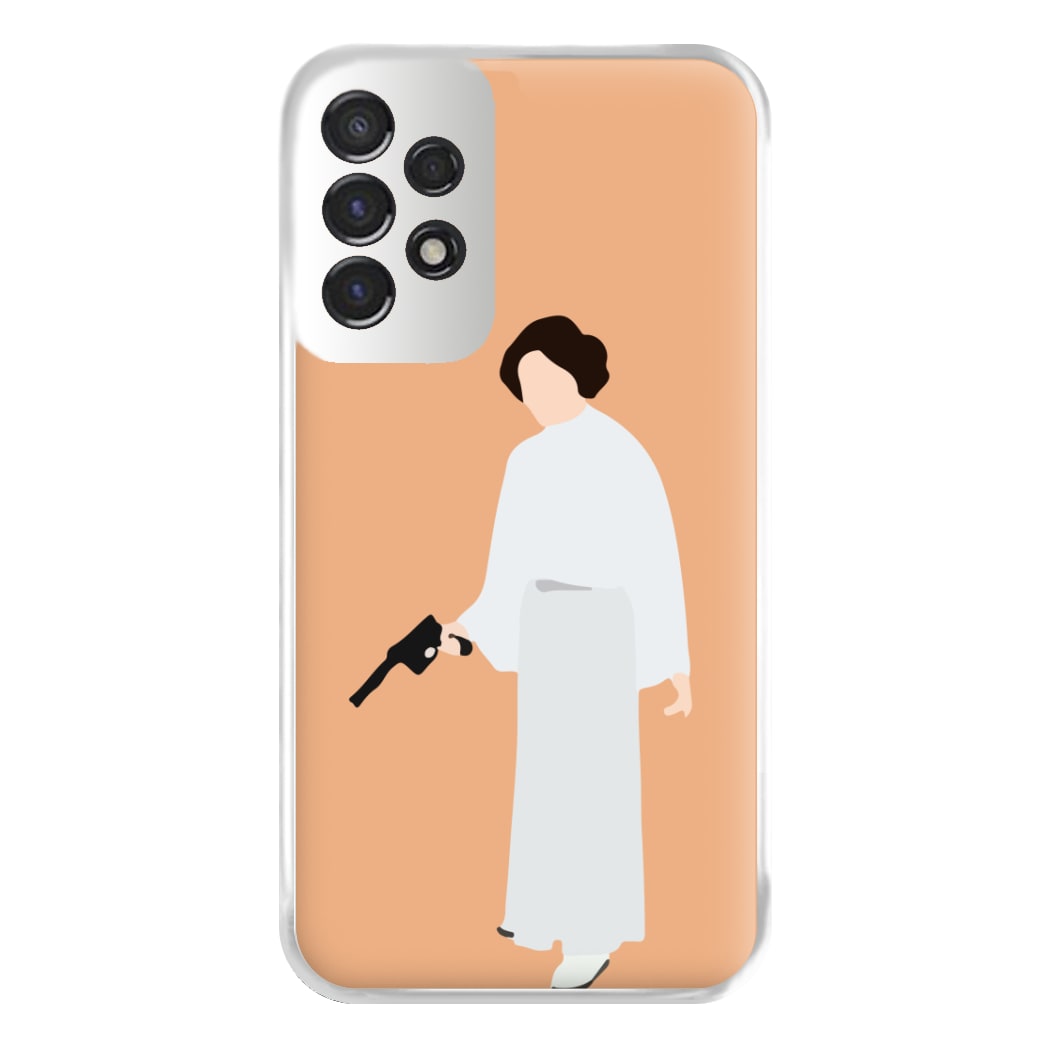 Leia Faceless With Gun Phone Case for Galaxy A53