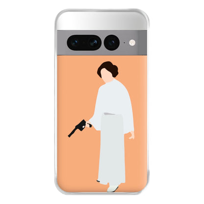 Leia Faceless With Gun Phone Case for Google Pixel 7 Pro